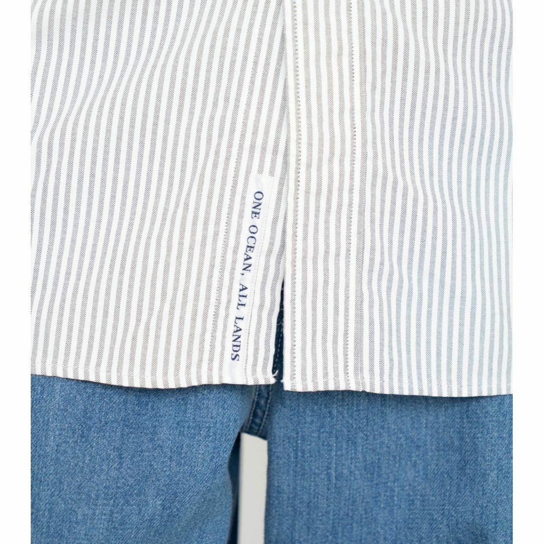 nanamica(ナナミカ)の新品　ナナミカ　Button Down Stripe Wind Shirt メンズのトップス(シャツ)の商品写真