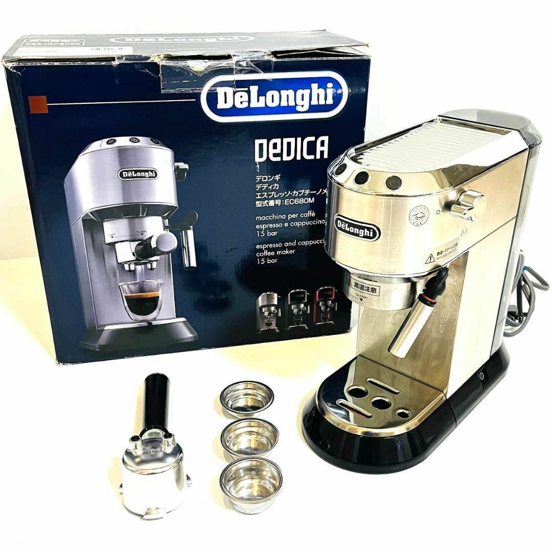 DeLonghi - De'Longhi エスプレッソ・カプチーノメーカー EC680M