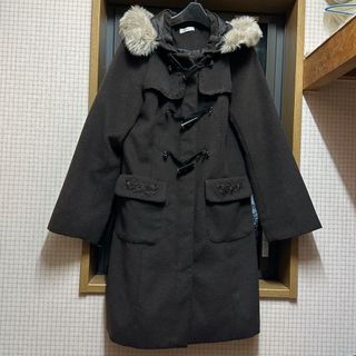 アクシーズファム(axes femme)のaxes femme ダッフルコート フード付き  アウター ブラウン(ダッフルコート)