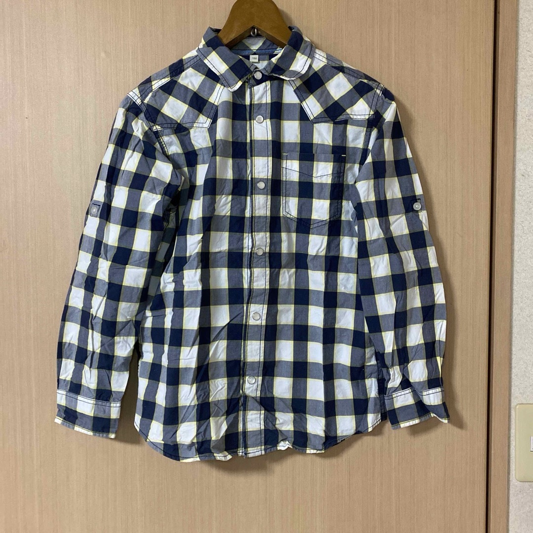 AEON(イオン)のトップバリュ　長袖　シャツ　2way 150cm キッズ/ベビー/マタニティのキッズ服男の子用(90cm~)(その他)の商品写真