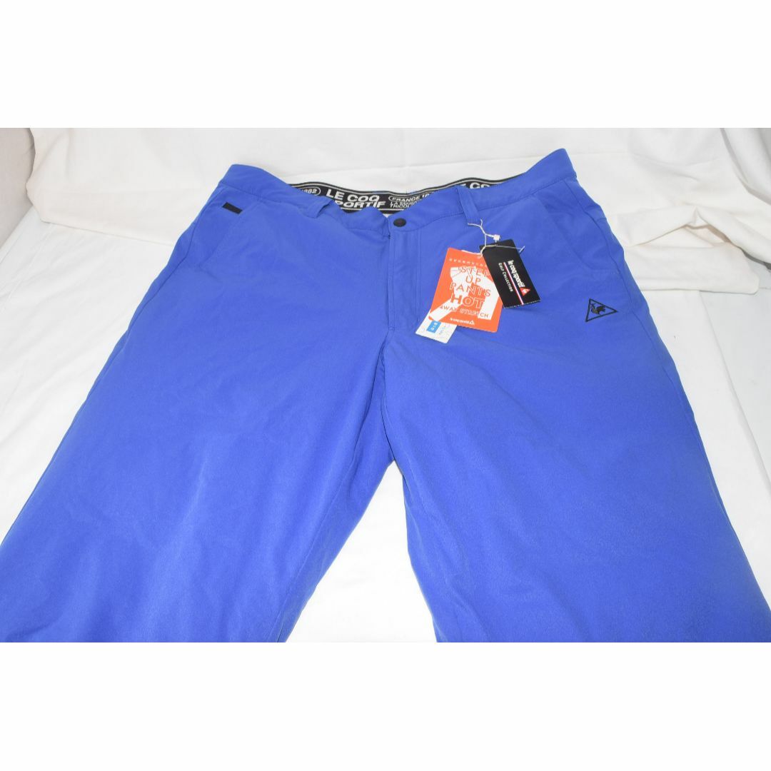最低価格の 新品☆ルコック ゴルフ☆中綿&ダウン パンツ☆秋冬保温☆青☆XL 88cm～