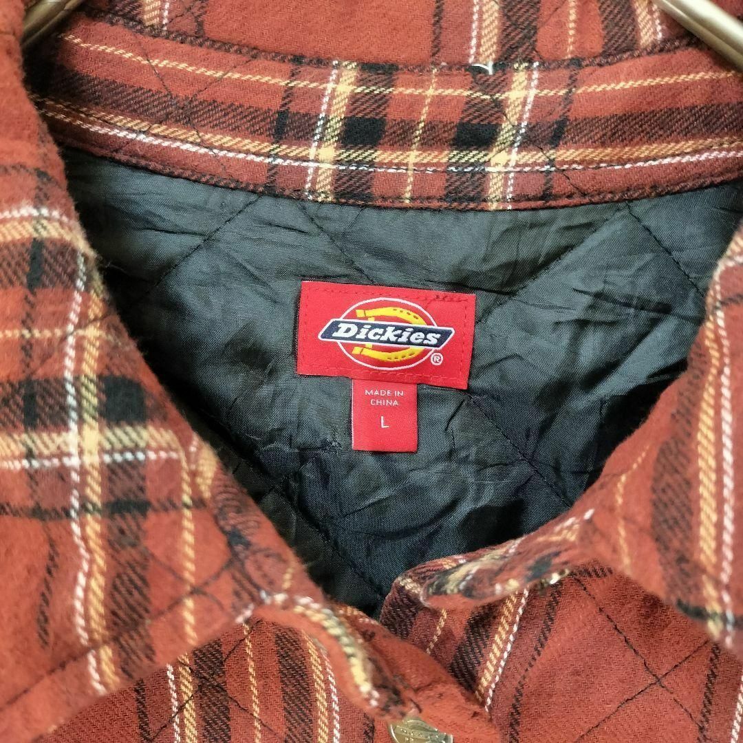 Dickies(ディッキーズ)のdickies　キルティングジャケット　スナップボタン　古着アメカジ　ショート丈 メンズのジャケット/アウター(カバーオール)の商品写真