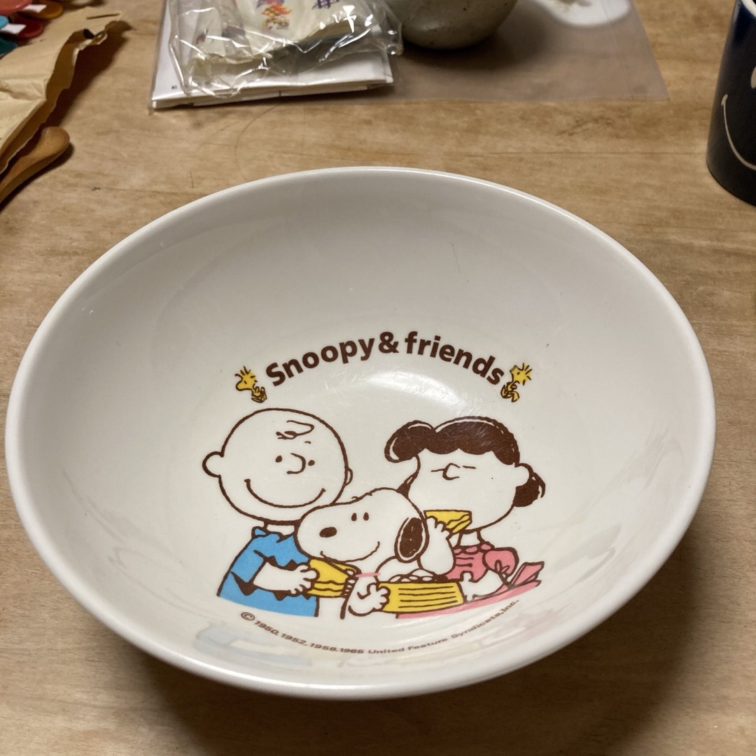 SNOOPY(スヌーピー)のSNOOPY&friends ラーメン鉢 インテリア/住まい/日用品のキッチン/食器(食器)の商品写真