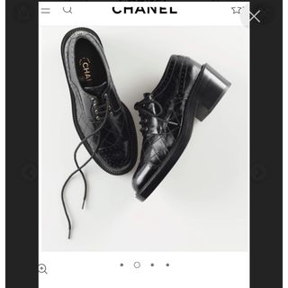 CHANEL - CHANEL 新品未使用 シャネル レースアップシューズ CHANEL - CHANEL 新品未使用 シャネル レースアップシューズ