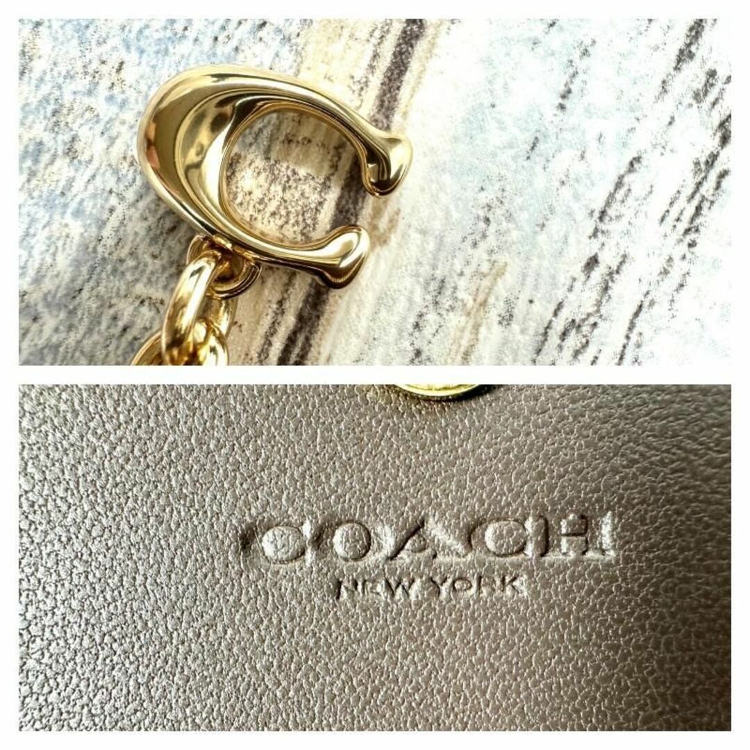 COACH(コーチ)のCOACH　コーチ　折り財布　C2862　コンパクトウォレット　ラウンドファスナ レディースのファッション小物(財布)の商品写真