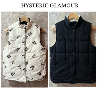 HYSTERIC GLAMOUR - HYSTERIC GLAMOUR プリマロフト リバーシブルベスト ファックベア