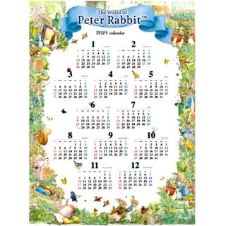 ピーターラビット(PETER RABBIT（TM）)のレア新品✨ピーターラビット 2024年カレンダー ポスター 三菱UFJ信託銀行(カレンダー/スケジュール)