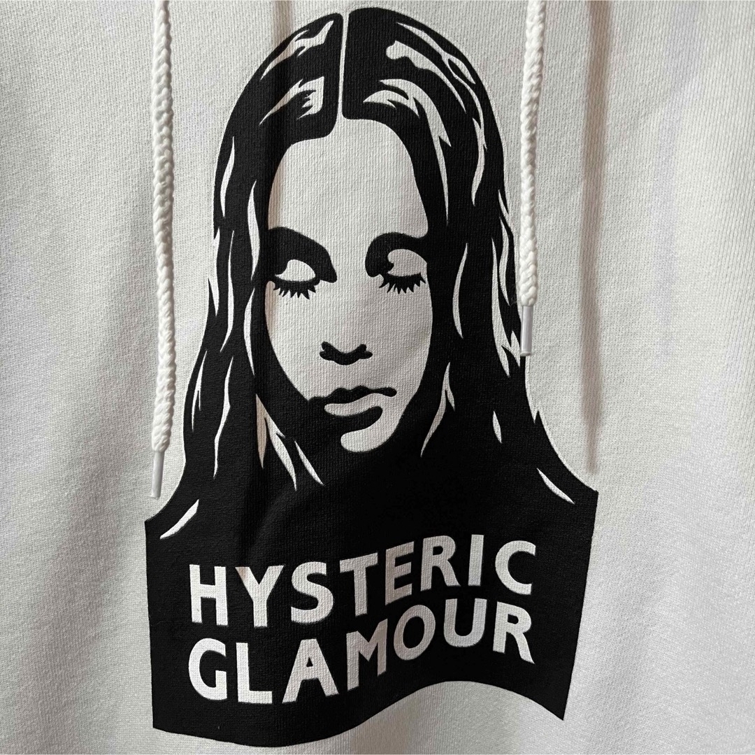 HYSTERIC GLAMOUR × X-girl ロゴプリント パーカー