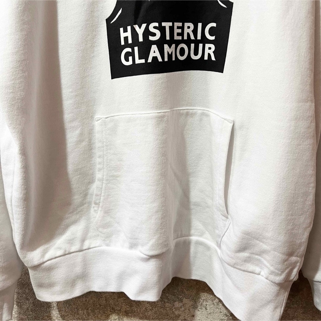 HYSTERIC GLAMOUR × X-girl ロゴプリント パーカー