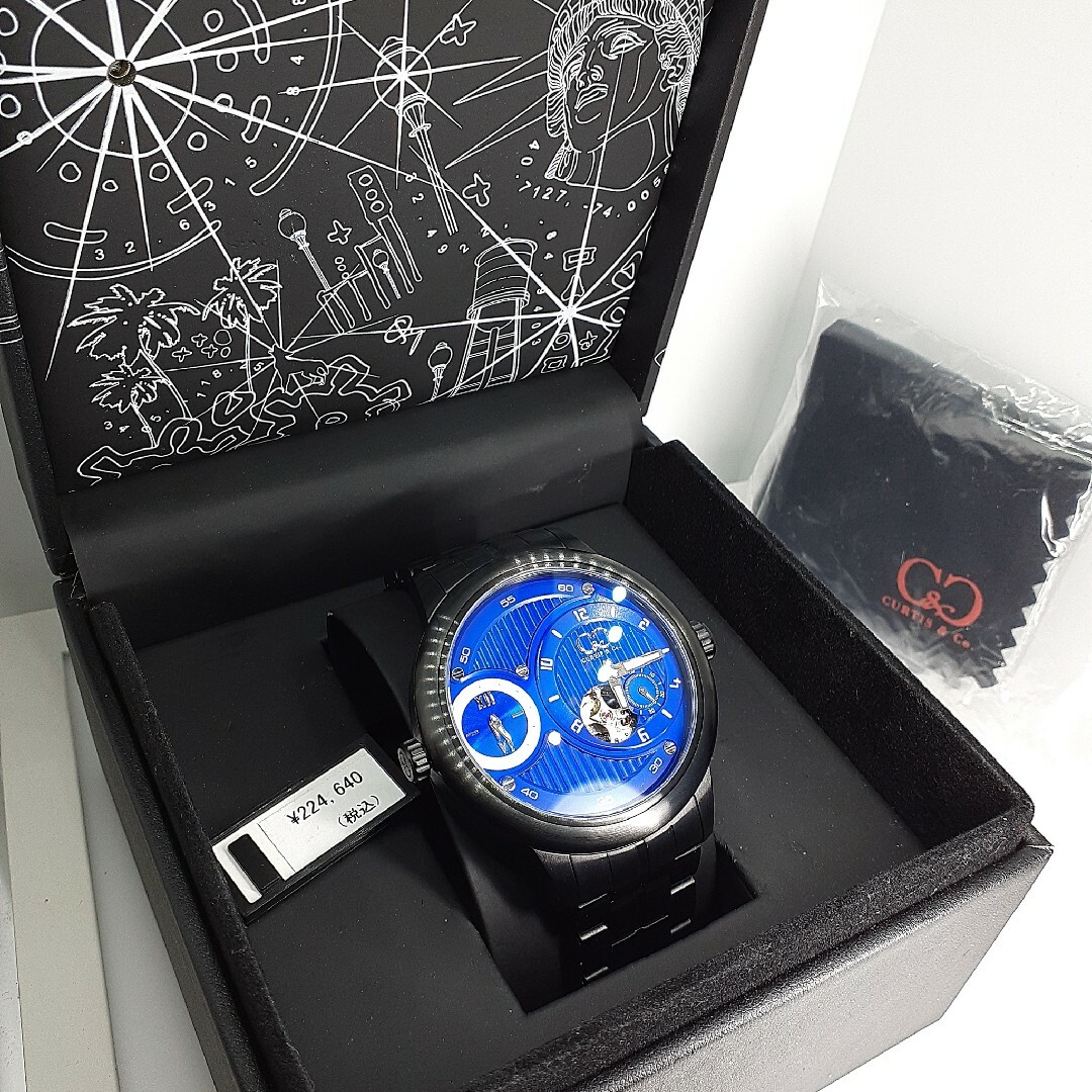 腕時計(アナログ)自動巻き　CURTIS & Co.　カーティス　メンズ　時計