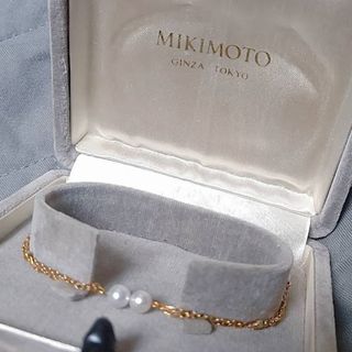 ミキモト(MIKIMOTO)のGWセール❤️ミキモト／アコヤ真珠ブレスレット／K18YG／18cm(ブレスレット/バングル)