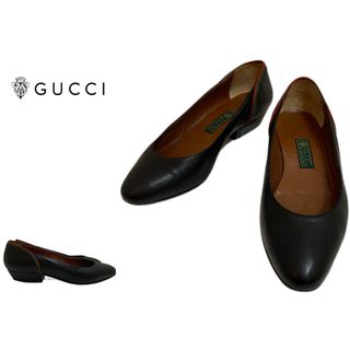 グッチ(Gucci)のOLD GUCCI オールドグッチ ITALY製 シェリーライン レザーパンプス(ハイヒール/パンプス)