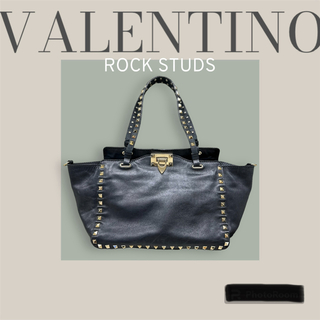 ヴァレンティノ(VALENTINO)の<VALENTINO>ヴァレンティノ　ロックスタッズ　トートバッグ(トートバッグ)