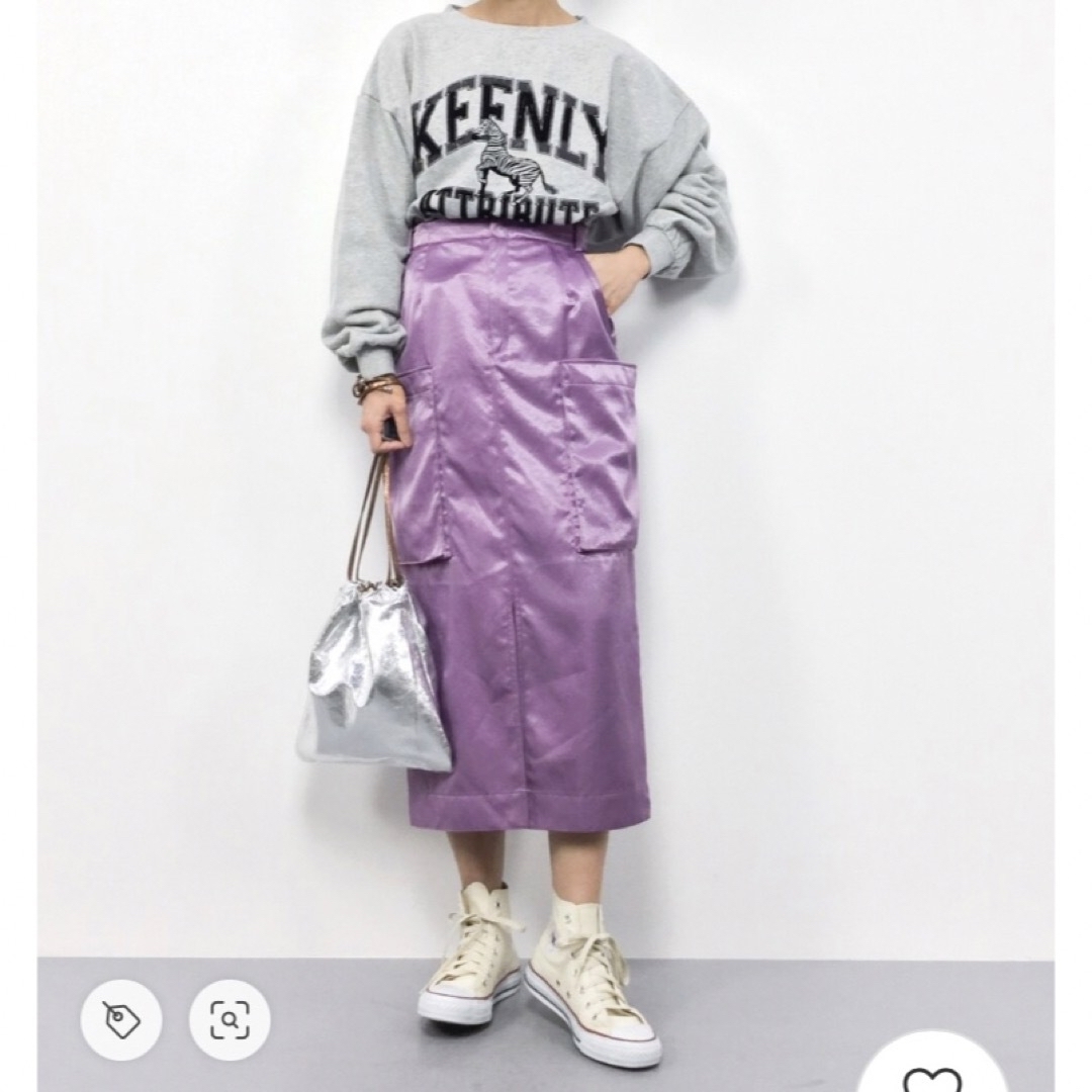 IENA(イエナ)のIENA サテンタンブラータイトスカート レディースのスカート(ロングスカート)の商品写真