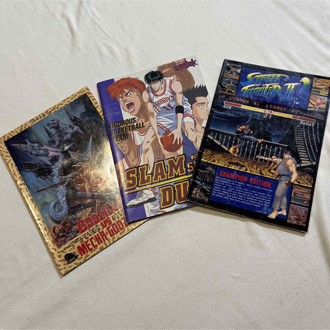 レトロ ノートセット ゴジラ ストII スラムダンク エンタメ/ホビーの漫画(その他)の商品写真