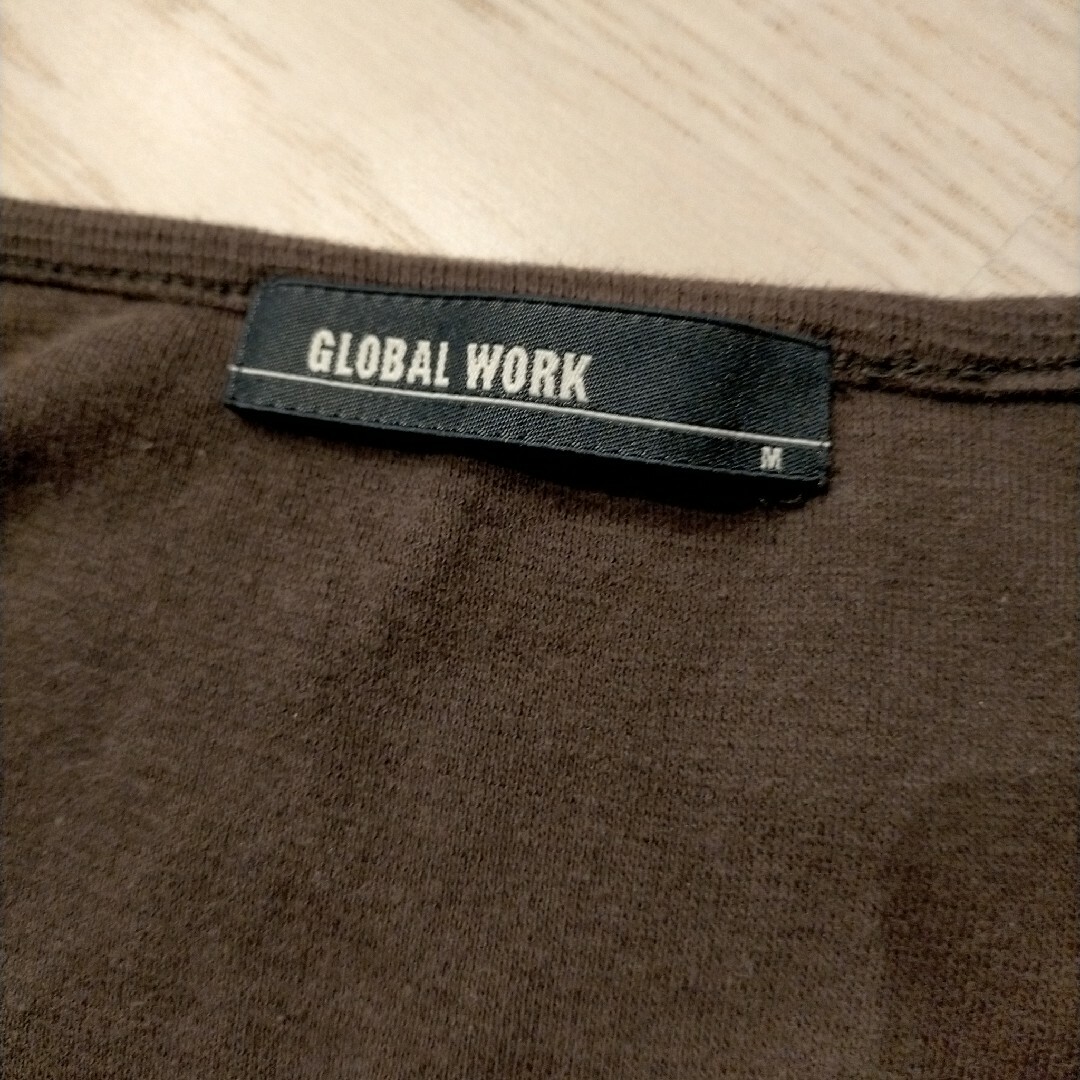 GLOBAL WORK(グローバルワーク)のグローバルワーク GLOBAL WORK メンズタンクトップ ブラウン サイズM メンズのトップス(タンクトップ)の商品写真