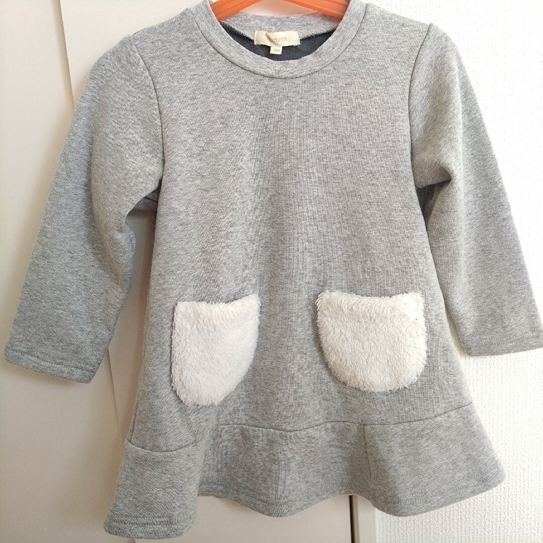 HusHush(ハッシュアッシュ)の【 HUSHUSH 】【 GLOBAL WORK 】２点セット。 キッズ/ベビー/マタニティのキッズ服女の子用(90cm~)(ワンピース)の商品写真