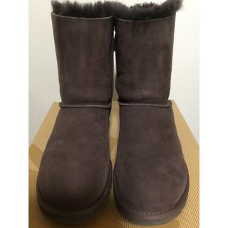 アグ(UGG)のアグ　ムートンブーツ　ベイリーボウ　チョコ　22cm(ブーツ)