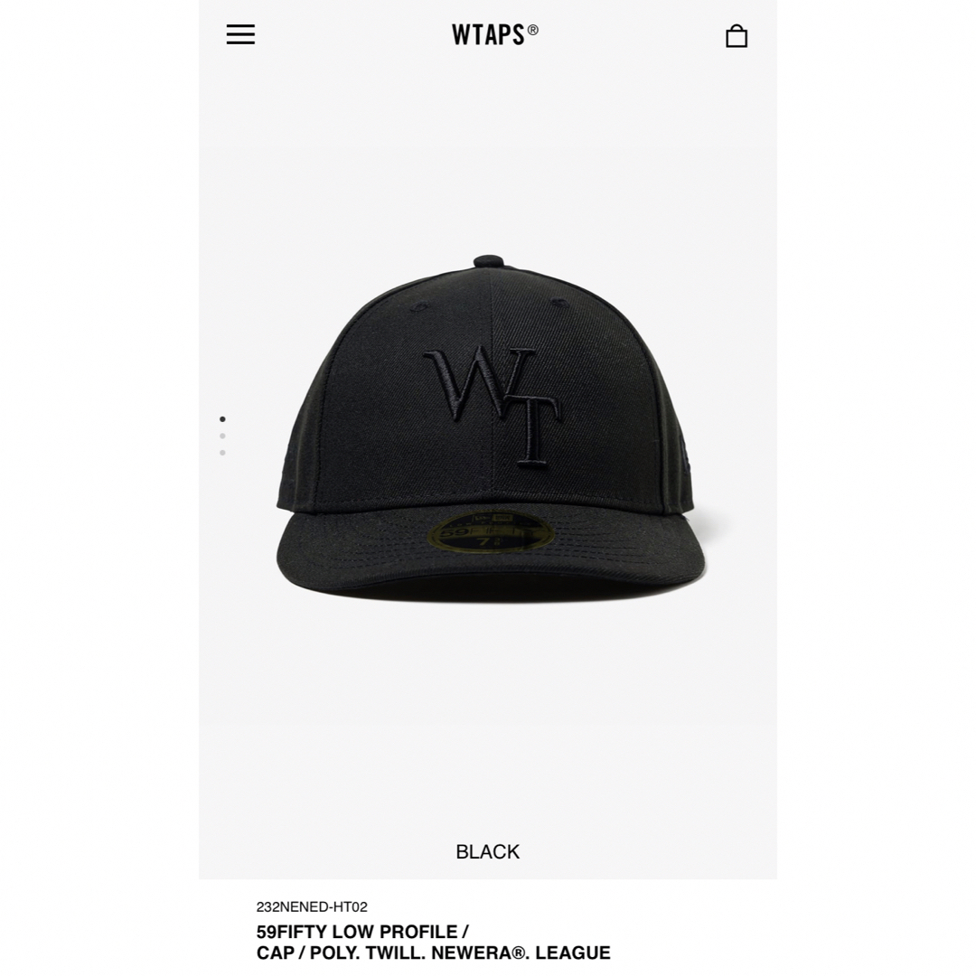 WTAPS  new era Black 59FIFTY CAPサイズL