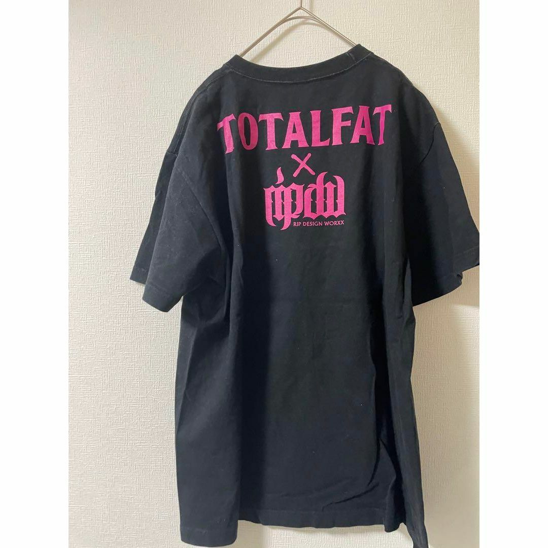 UnitedAthle(ユナイテッドアスレ)のTOTALFAT×RIP DESIGN WORXX限定コラボ廃盤バンドTシャツ エンタメ/ホビーのタレントグッズ(ミュージシャン)の商品写真