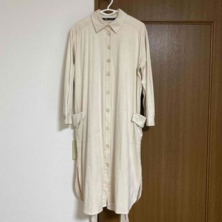 ザラ(ZARA)のジャケットワンピース【L】(ロングワンピース/マキシワンピース)