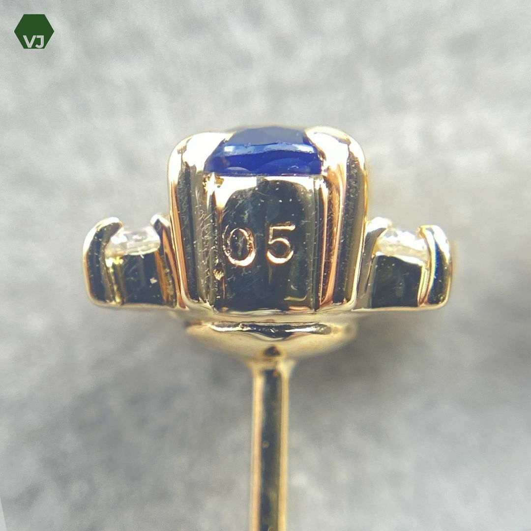 24-21】サファイア ダイヤモンド ピアス S0.78ct D0.1ct 24-21】サファイア ダイヤモンド ピアス S0.78ct D0.1ct