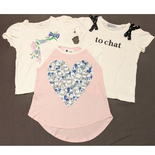 ギャップキッズ(GAP Kids)の送料込み　GAP KIDS 他　Tシャツ　サイズ100　3枚セット(Tシャツ/カットソー)