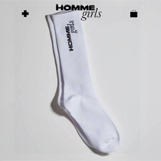 ビューティアンドユースユナイテッドアローズ(BEAUTY&YOUTH UNITED ARROWS)のhommegirls  オムガールズ　ロゴソックス(1足組)(ソックス)