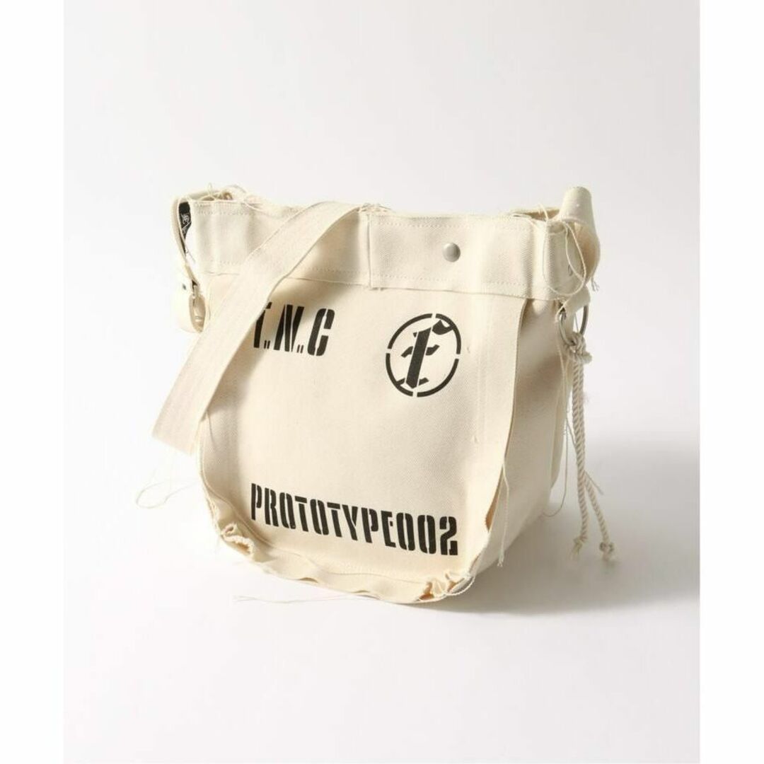 FAF 新品 生成り WHITE ホワイト bag shoulder バック