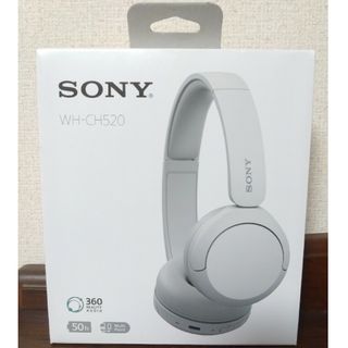 ソニー(SONY)のSONY ワイヤレスヘッドホン WH-CH520(W)(ヘッドフォン/イヤフォン)