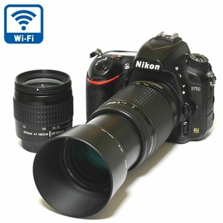 ニコン(Nikon)の【Nikon】D750ダブルレンズセット★Wi-Fi搭載★(デジタル一眼)
