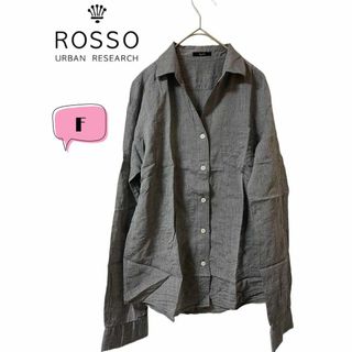 アーバンリサーチロッソ(URBAN RESEARCH ROSSO)のアーバンリサーチ ロッソ　レディース　スキッパーシャツ　Free 薄め(シャツ/ブラウス(長袖/七分))