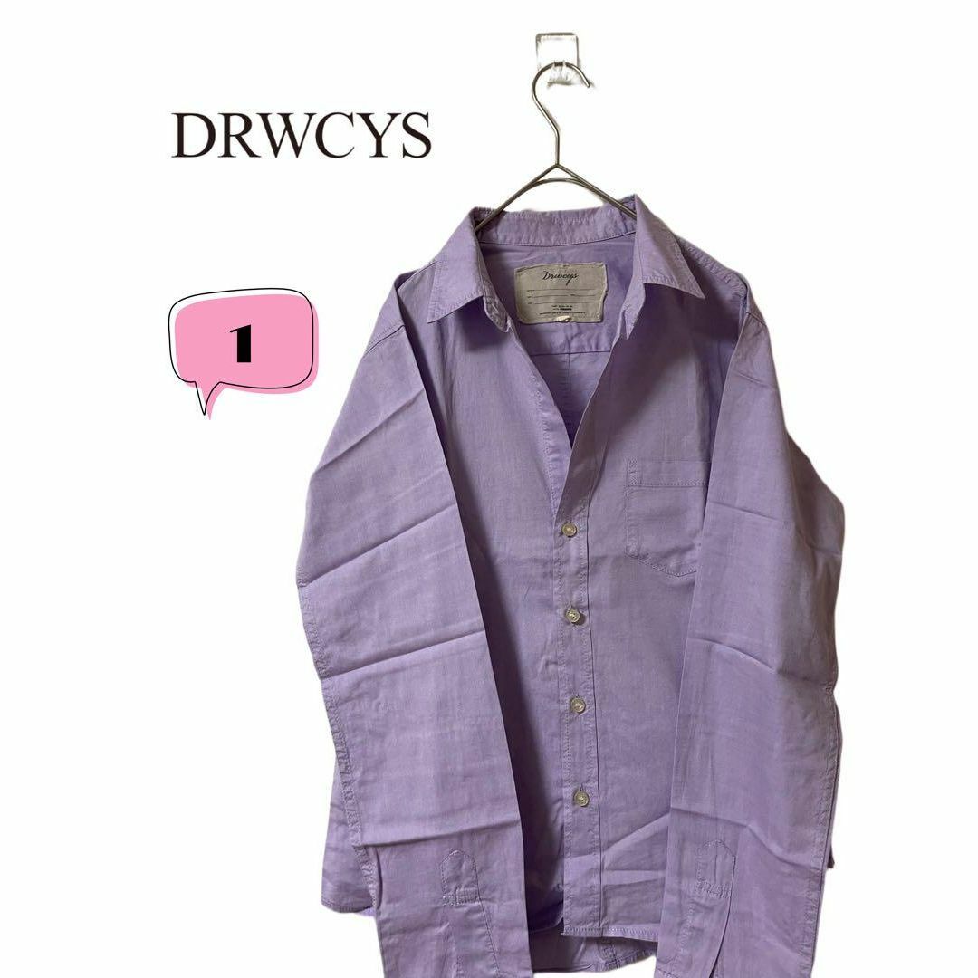 DRWCYS(ドロシーズ)のDRWCYS ドロシーズ カジュアルシャツ スキッパーカラー 長袖 無地 1 レディースのトップス(シャツ/ブラウス(長袖/七分))の商品写真