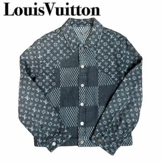 ルイヴィトン(LOUIS VUITTON)の入手困難★ルイヴィトン×NIGO XL ジャイアント ダミエ デニムジャケット(Gジャン/デニムジャケット)