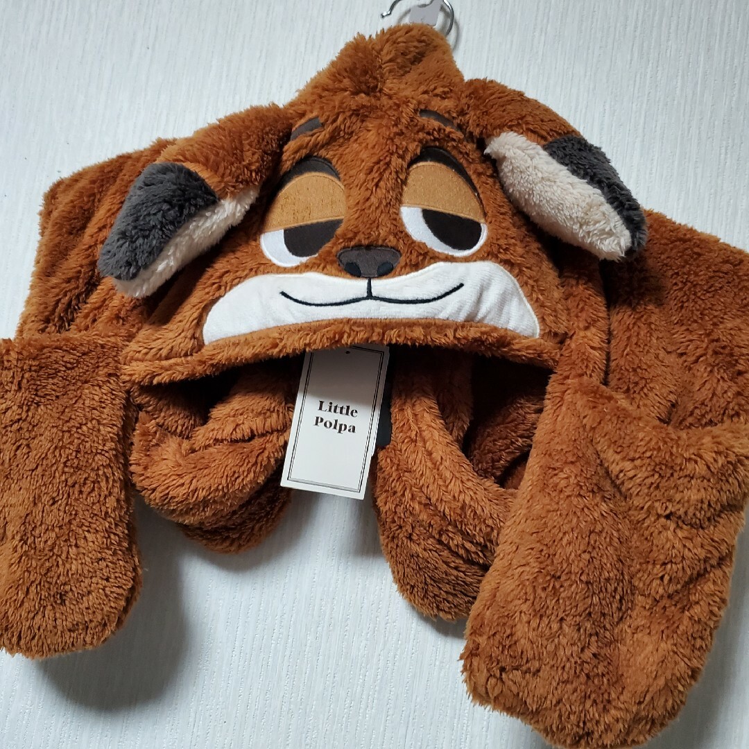 新品 ズートピア マフラー ニック マフラーキャップ ディズニー 手袋 帽子