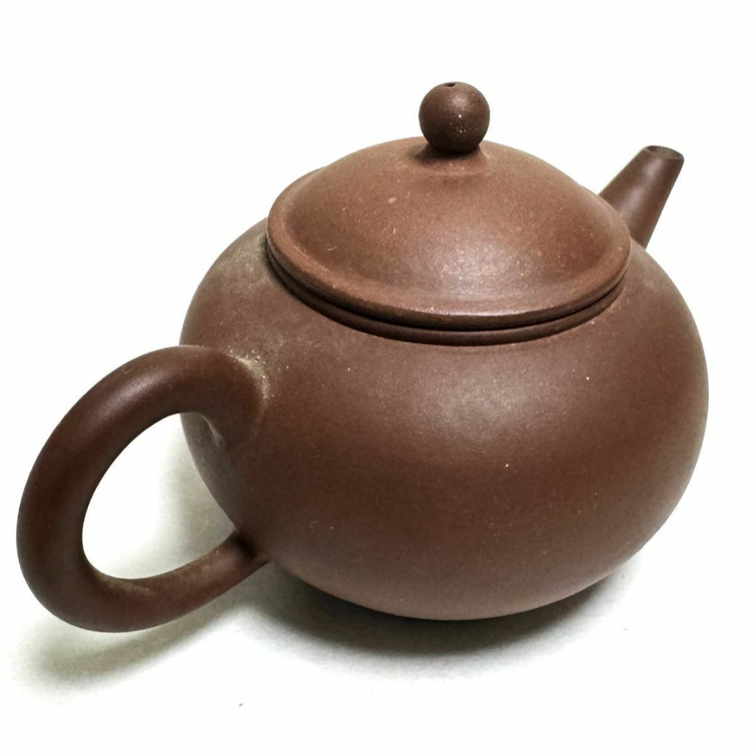 中国宜興 紫砂 茶壺 無傷 煎茶道具 朱泥 急須 (旧家蔵出し) WWTT191 エンタメ/ホビーの美術品/アンティーク(陶芸)の商品写真