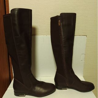 ナインウエスト(NINE WEST)のNine West ナイン ウエストニーハイブーツ 23.5cm(ブーツ)