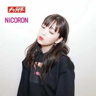 定価13200円　チャライダーｘNiCORON　パーカー　ブラック　XL(パーカー)