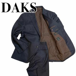 DAKS - DAKS 紺ブレ 4つボタン ダブルセットアップ ネイビーの通販 by