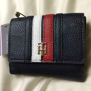 トミーヒルフィガー(TOMMY HILFIGER)のトミー ヒルフィガー 2つ折り財布 グローバルストライプスモールウォレット(財布)