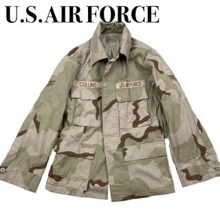 U.S.AIR FORCE ミリタリー コンバットジャケット L 迷彩カモフラ(ミリタリージャケット)