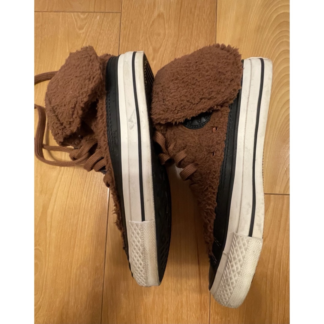 ★converse/コンバース　もこもこ　茶色　24cm