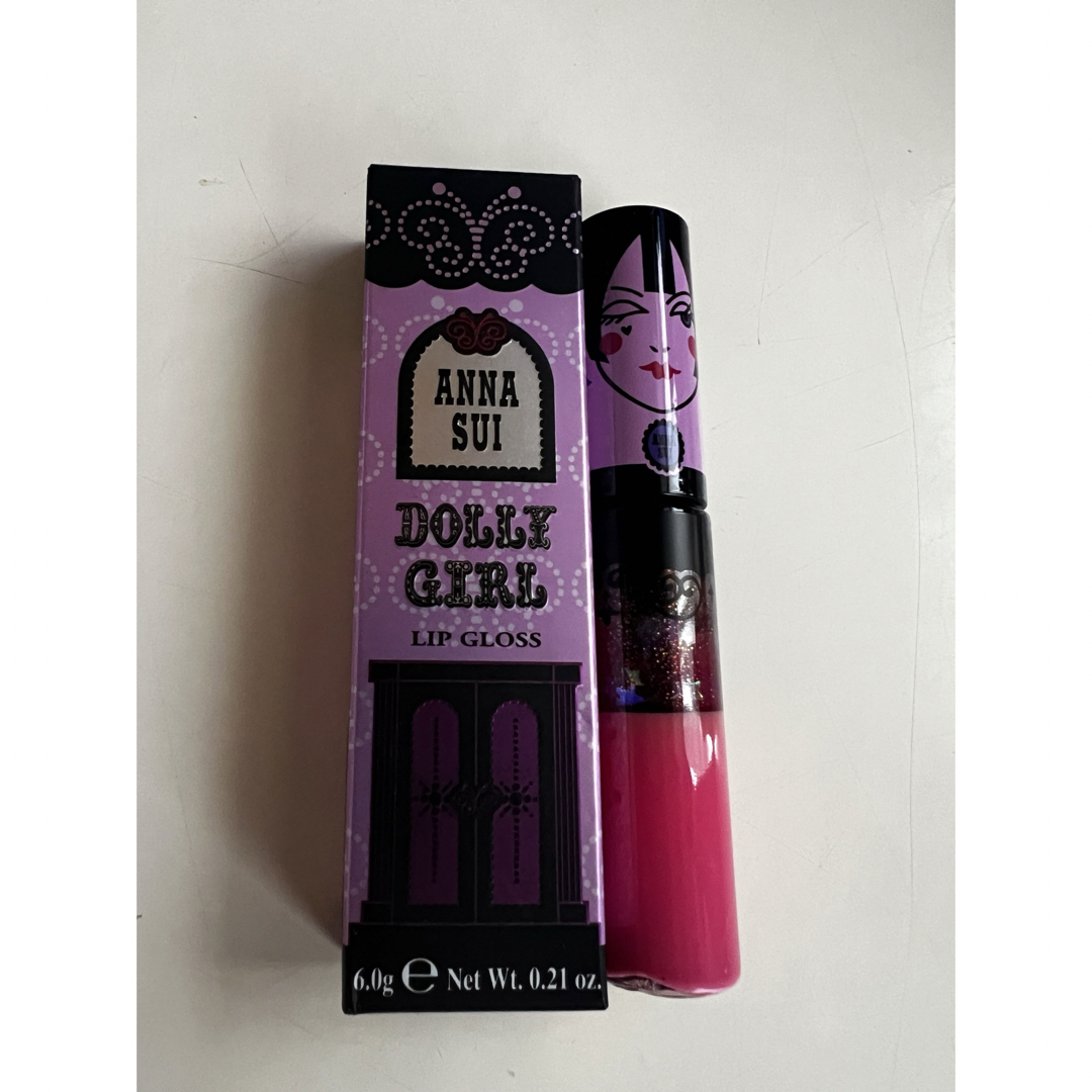 ANNA SUI(アナスイ)の●新品未使用●ANNA SUI ドーリーガールリップグロス 01 コスメ/美容のベースメイク/化粧品(リップグロス)の商品写真