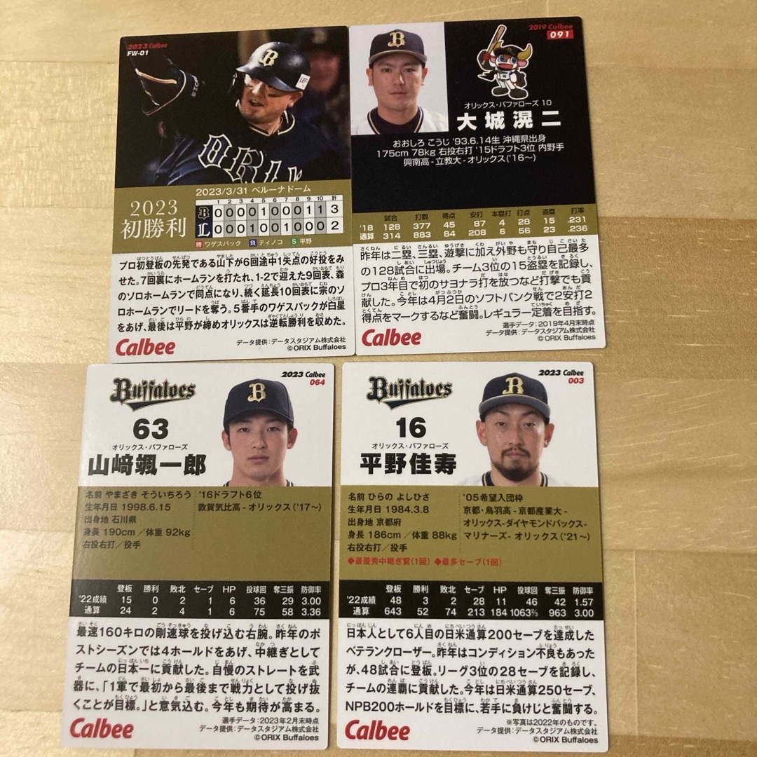 オリックス・バファローズ - Calbee カルビー プロ野球チップス オリックス・バファローズ - Calbee カルビー プロ野球チップス