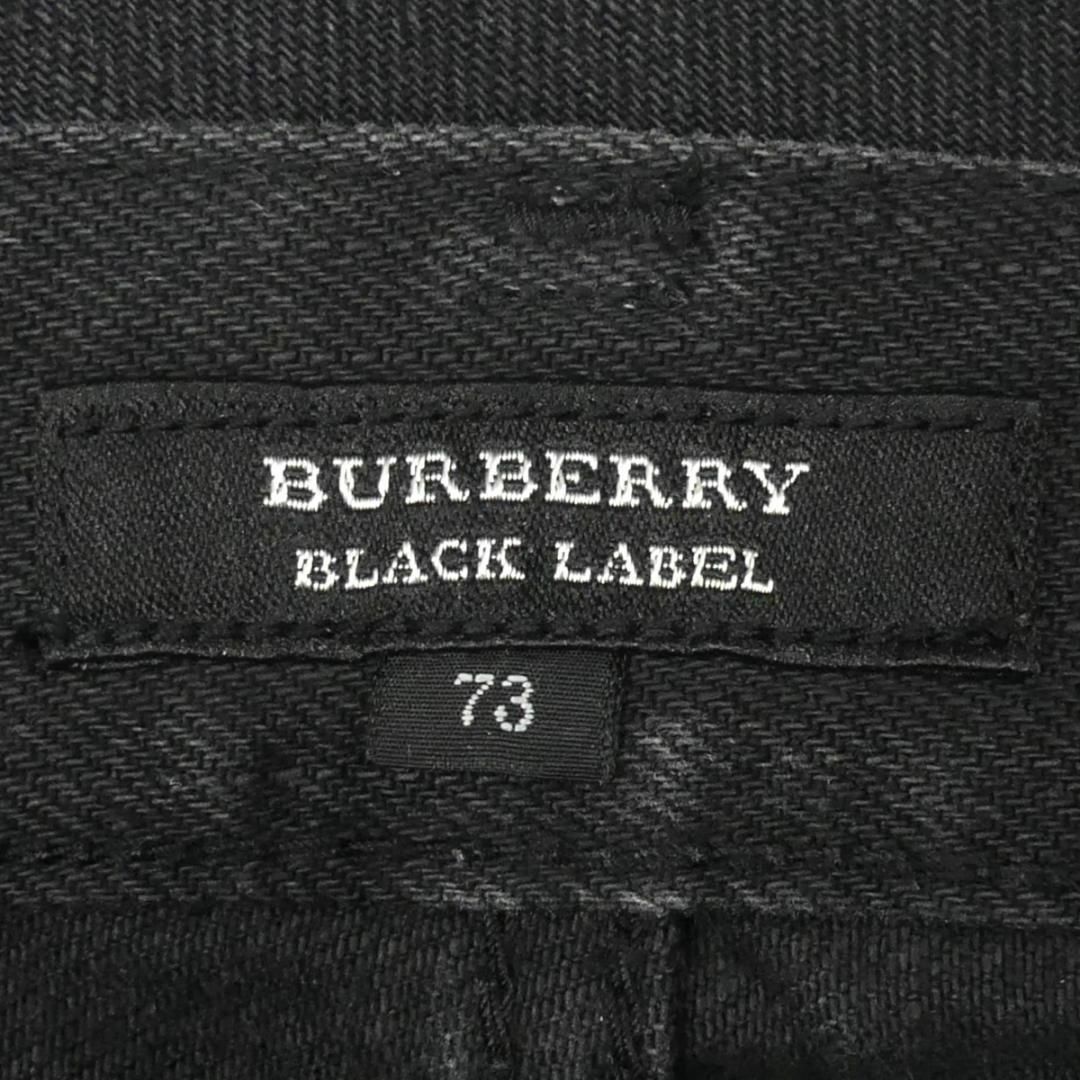 BURBERRY BLACK LABEL(バーバリーブラックレーベル)の廃盤 バーバリーブラックレーベル パンツ メンズ 黒 W30 スリムTY2834 メンズのパンツ(デニム/ジーンズ)の商品写真