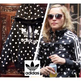 アディダス(adidas)のアディダス 希少 マドンナ ドット ジャージ パーカー トレーナー 水玉(パーカー)