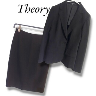 セオリー(theory)の美品Theory セットアップ スカートスーツ フォーマル リクルート Sサイズ(セットアップ)