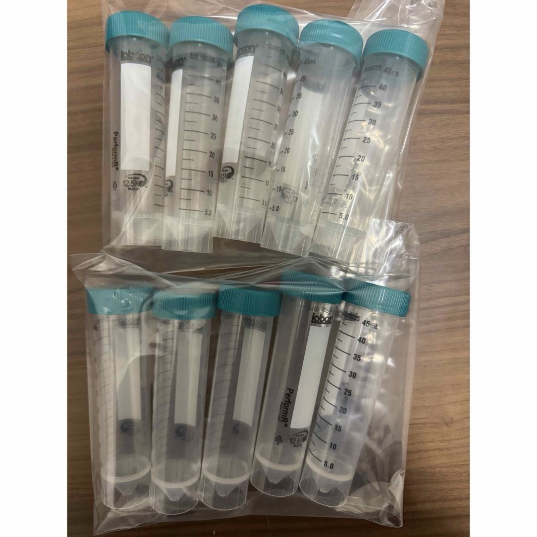 毒瓶 遠沈管 10本(50ml 自立タイプ) その他のペット用品(虫類)の商品写真