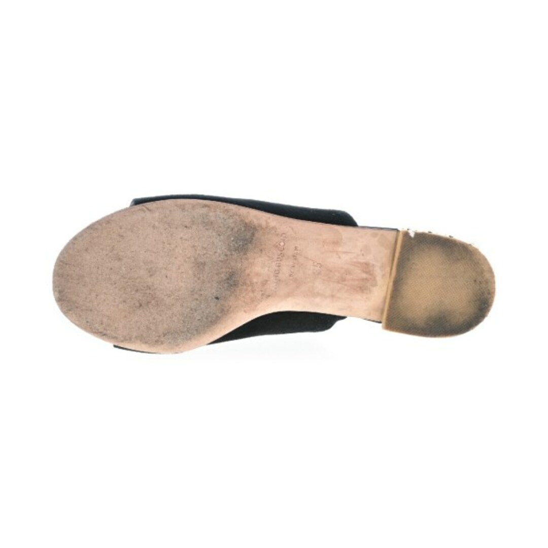 FABIO RUSCONI(ファビオルスコーニ)のFABIO RUSCONI サンダル EU35(21.5cm位) 黒 【古着】【中古】 レディースの靴/シューズ(サンダル)の商品写真