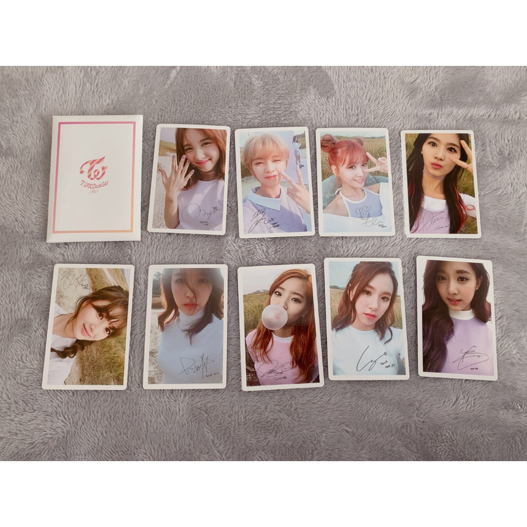 TWICE(トゥワイス)の「TWICE twicecoaster:LANE 1」トレカセット 2セット エンタメ/ホビーのタレントグッズ(アイドルグッズ)の商品写真